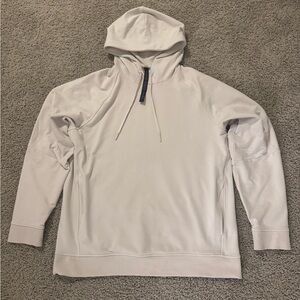 Lululemon Athletica Off-White Hooded Sweatshirt